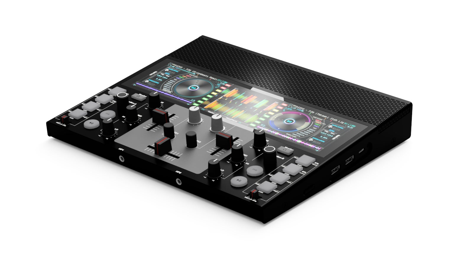 DJ機材 FJ1 Portable DJ Studio これ1台でDJプレイができる!A4サイズのポータブルDJマシン