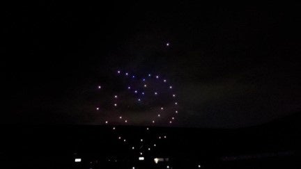 ドローンショー（イメージ）