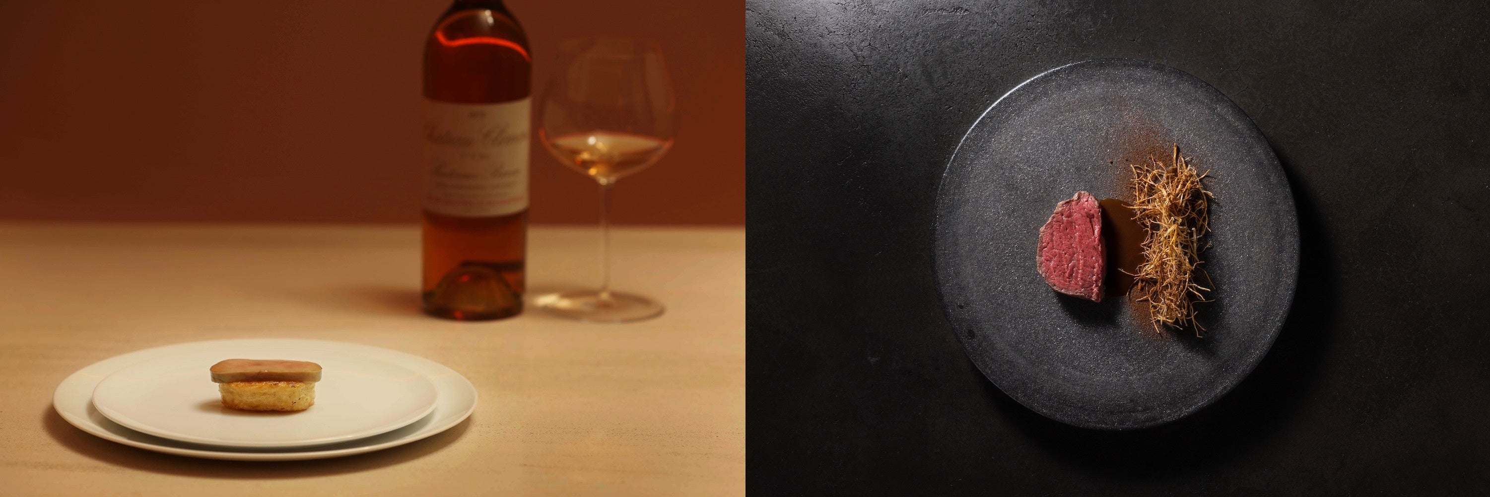 セパージュ（左）　白井屋ザ・レストラン（右）