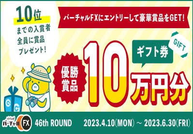 第46回『バーチャルFX』コンテスト！優勝者にはAmazonギフト券10万円分！