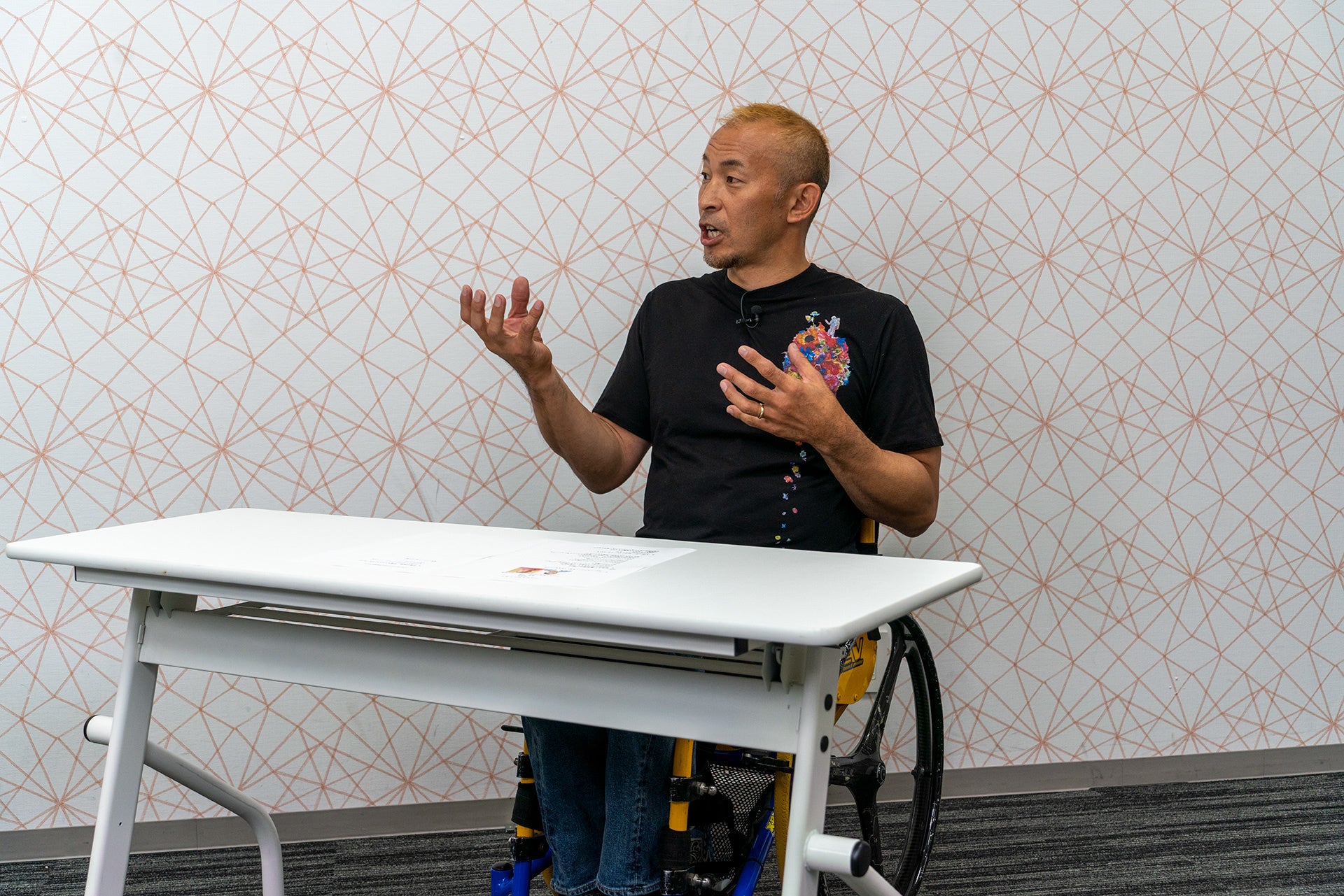 写真：SPORTS of HEARTのイベントでのエピソードを語る廣道さん