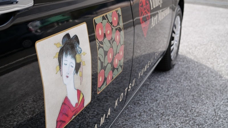 夢二代表作『立田姫』もボディにデザイン