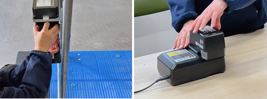 バッテリー交換は簡単