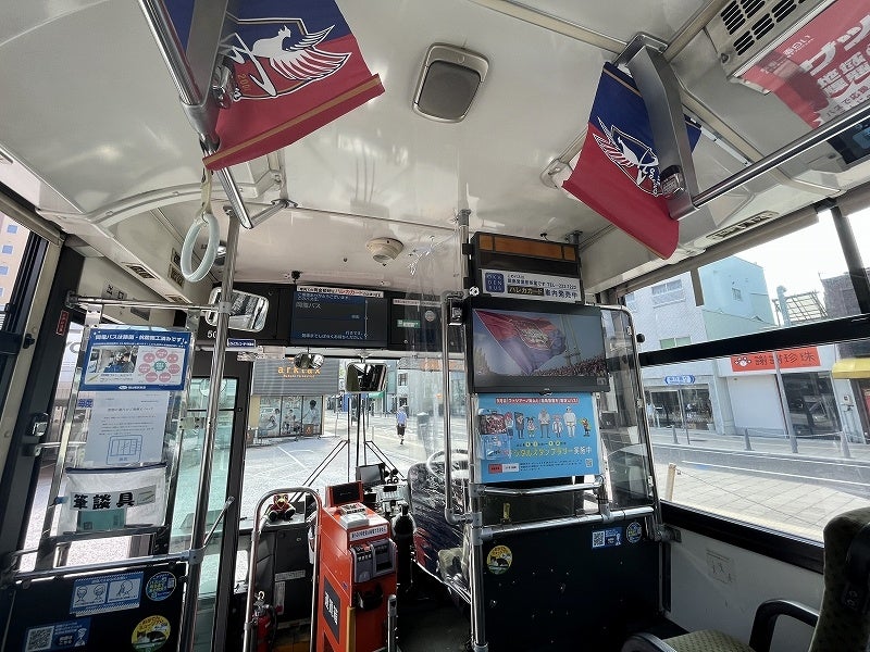 車内で限定ムービー放映