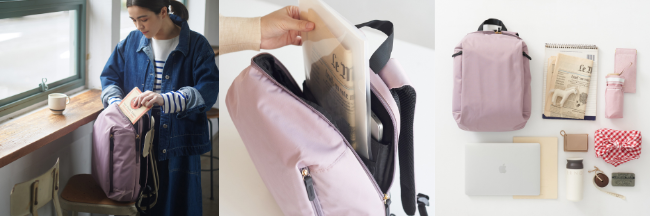 Afternoon Tea LIVING初！肩への負担を約43％軽減“無重力リュック”発売