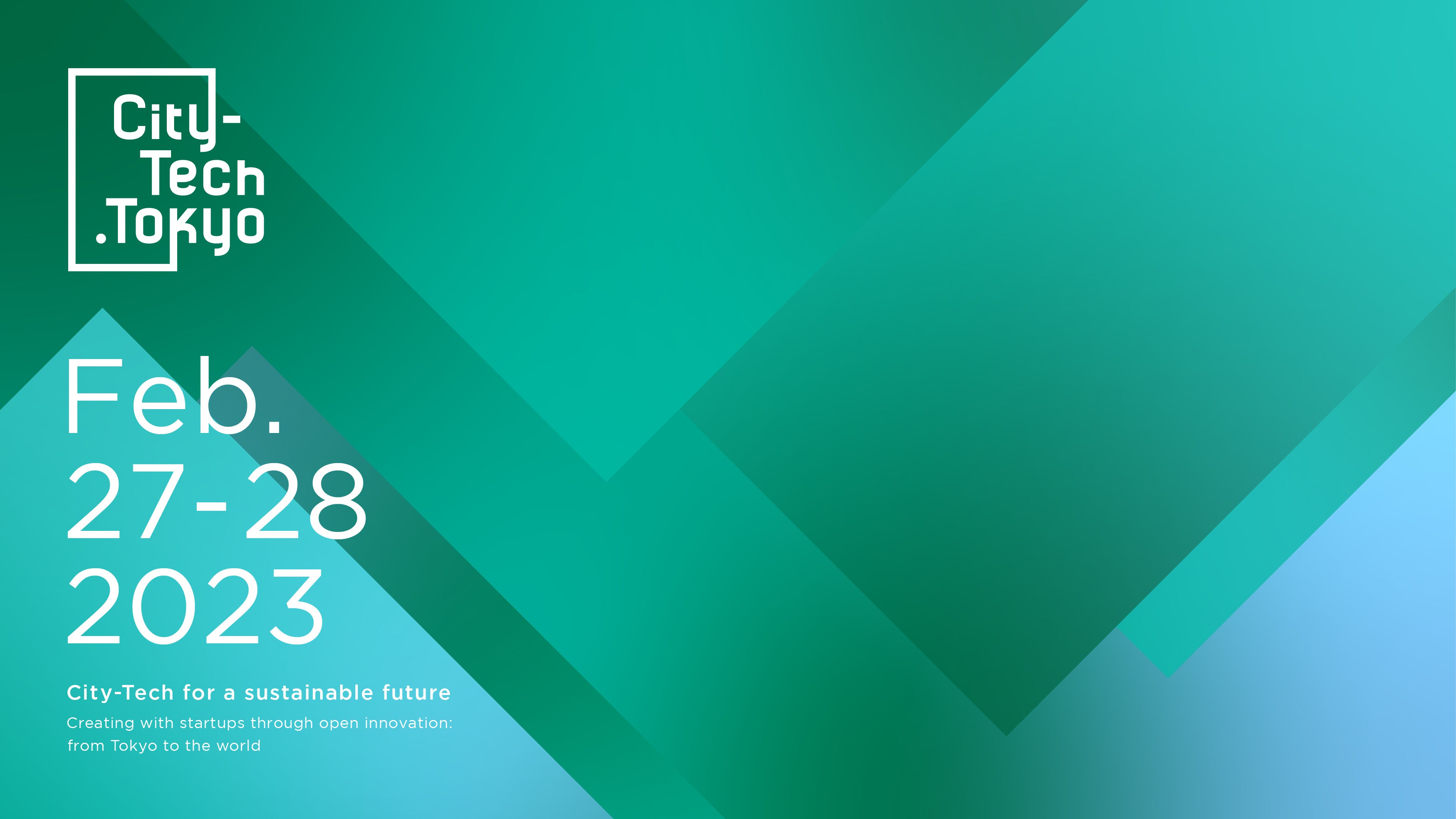 スタートアップとのオープンイノベーションで持続可能な社会を実現するイベント“CityTech.Tokyo”を初開催！ピッチコンテスト・ブース