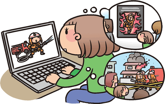 人形で遊んでいるのは女の子、それとも男の子？ごはんをつくってくれているのはお母さん、それともお父さん？