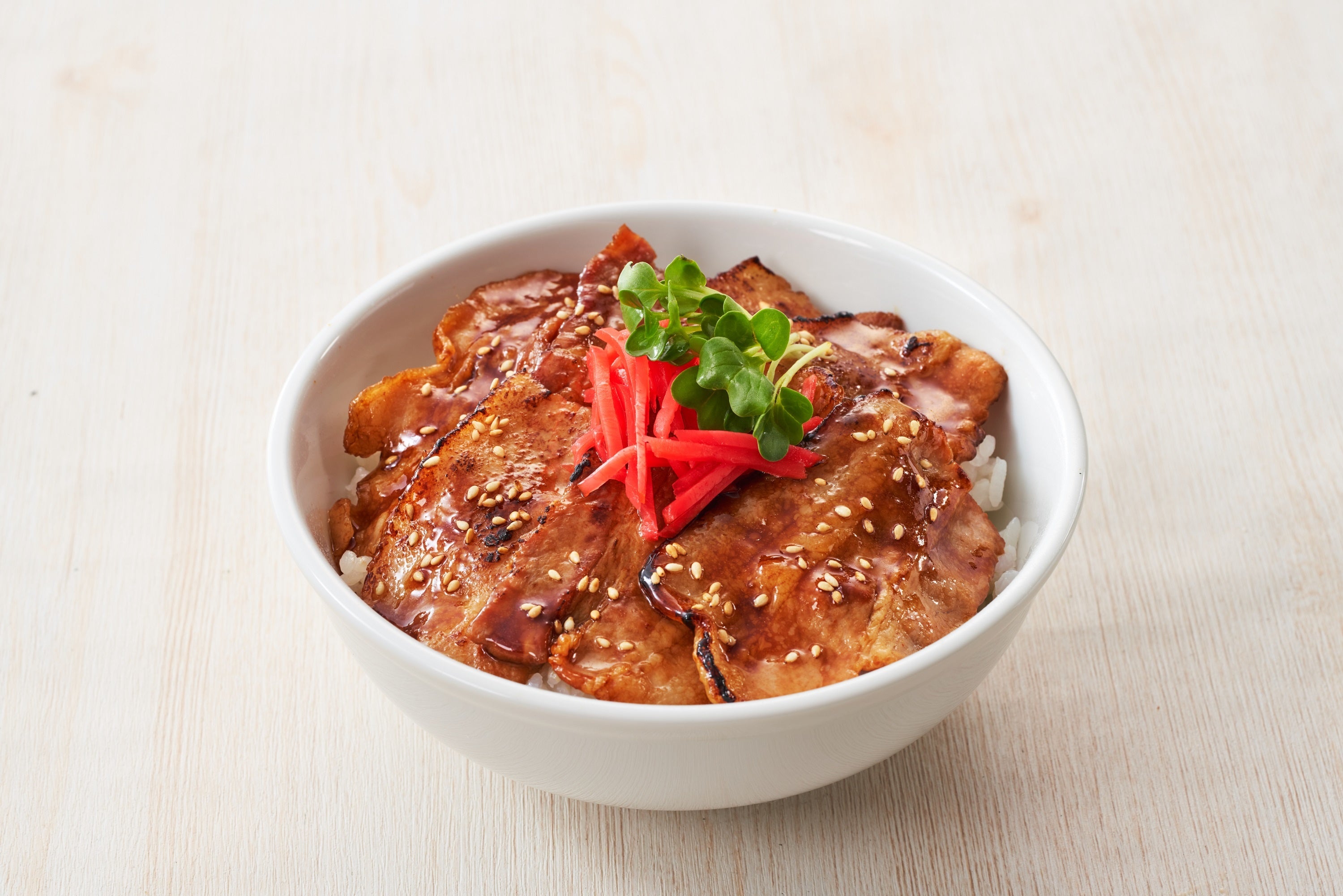 若獅子帯広風豚丼の具 580円