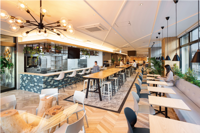 1階カフェテリア