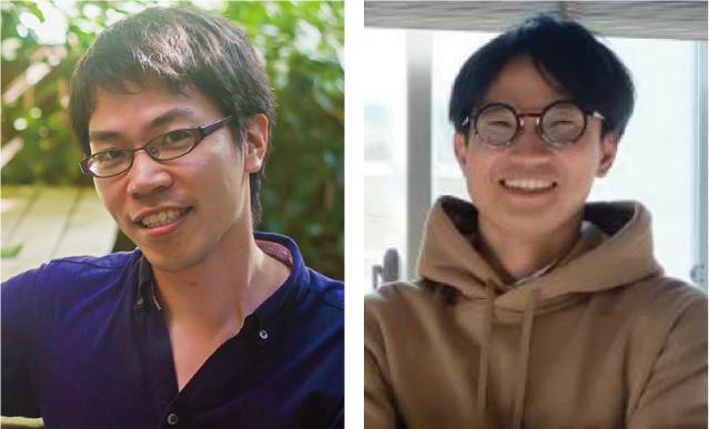 (左)VIVIWARE㈱ 共同代表 嶋田 翔三郎氏 (右)新渡戸文化学園 教諭 山内 佑輔氏