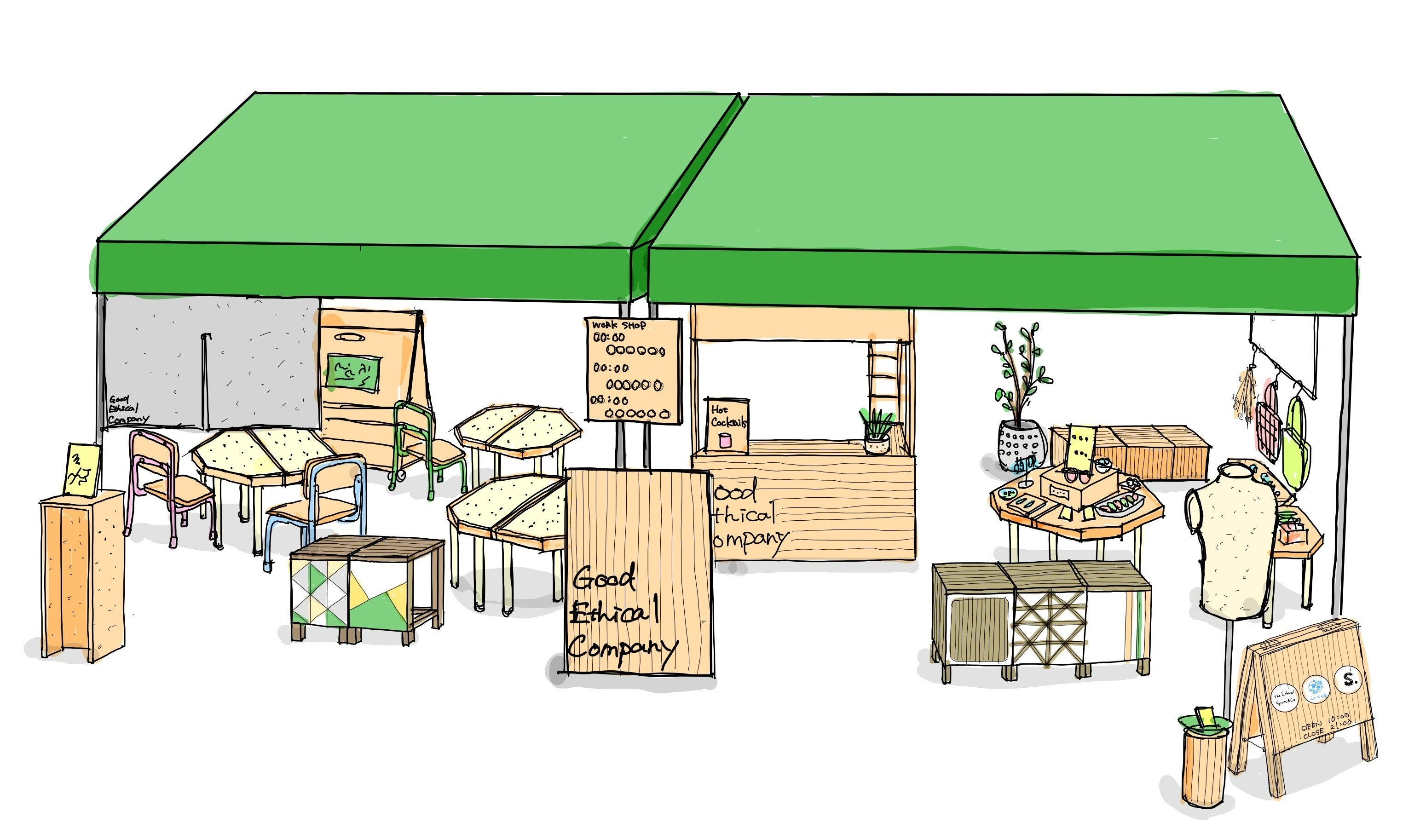 ▲ブースのイメージ