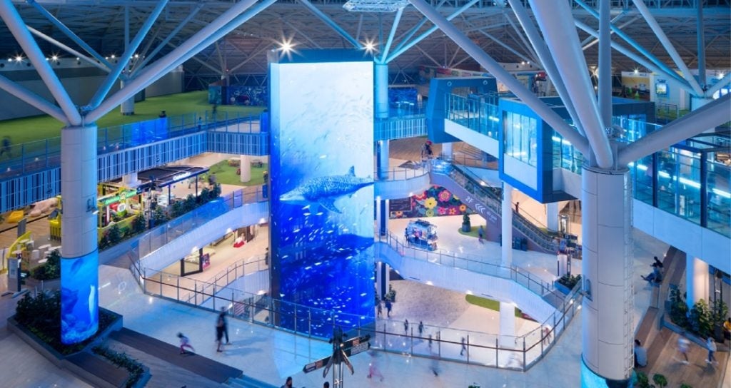 完成した実際の空間（竣工写真）