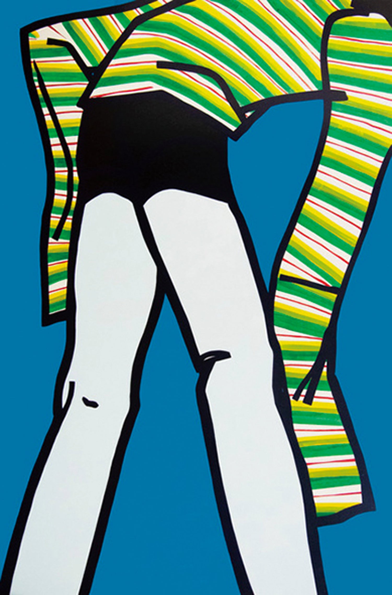 深田 桃子　『smooth』　パネル、アクリル絵具　162.0×112.0cm　2023年