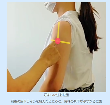 ワクチン接種箇所