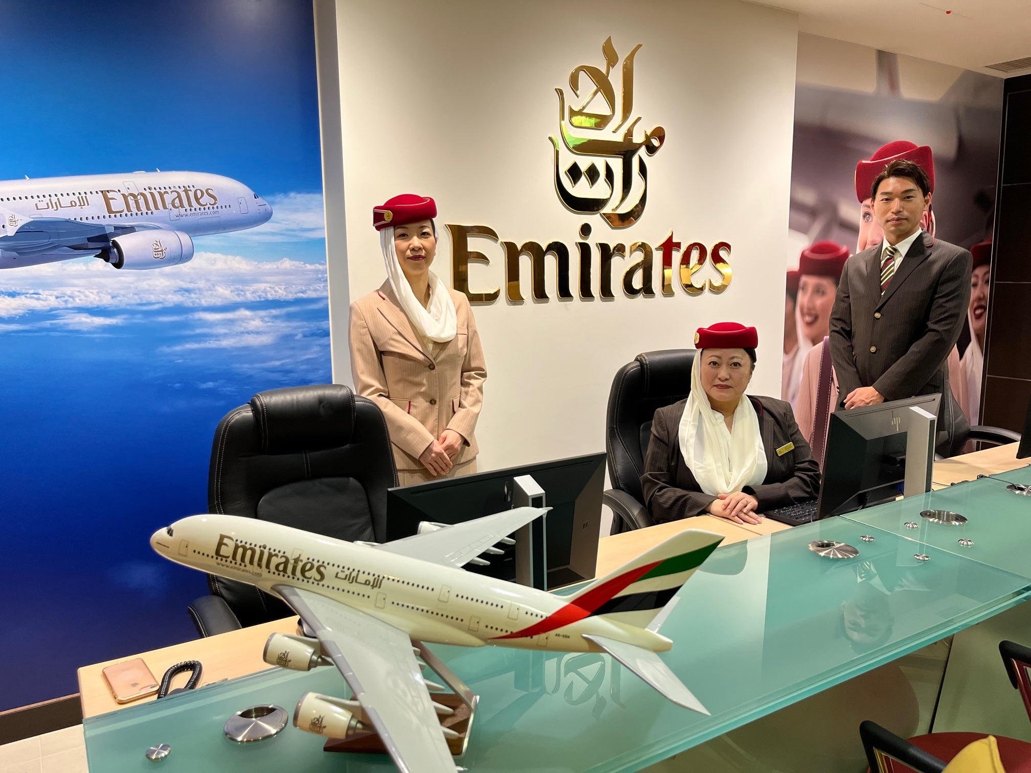 エミレーツ航空、東京チケットオフィスをオープン | エミレーツ航空の