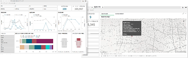 画面イメージ（事故分析の例）