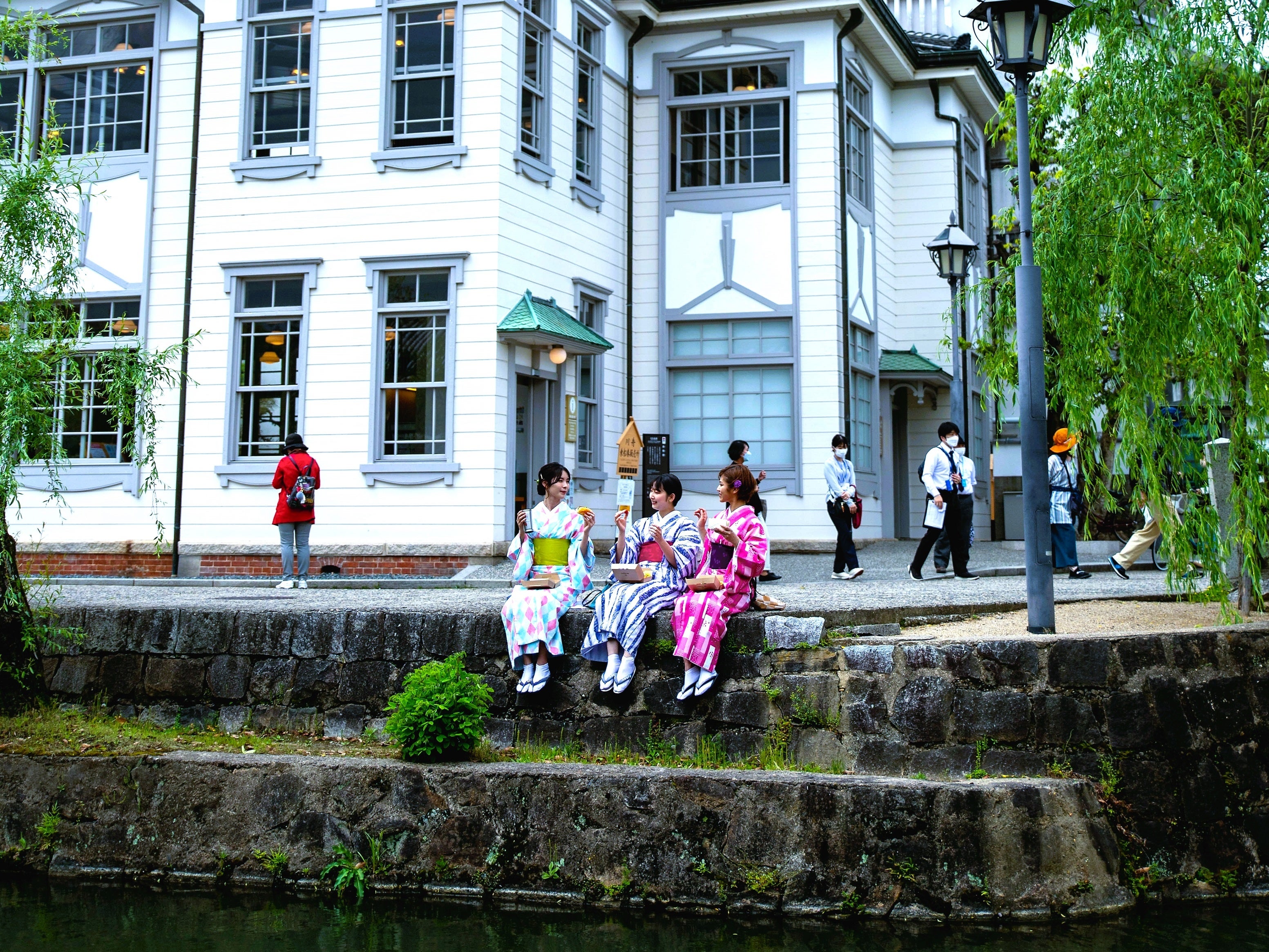 倉敷美観地区での朝食イメージ