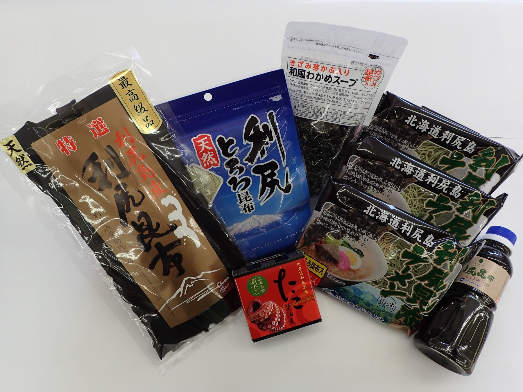 5名様に当たる「利尻島海の幸詰め合わせセット」!
