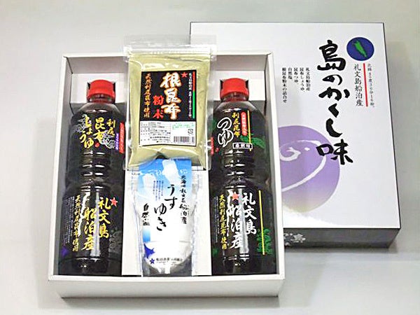 4名様にあたる「礼文島 島のかくし味セット」！