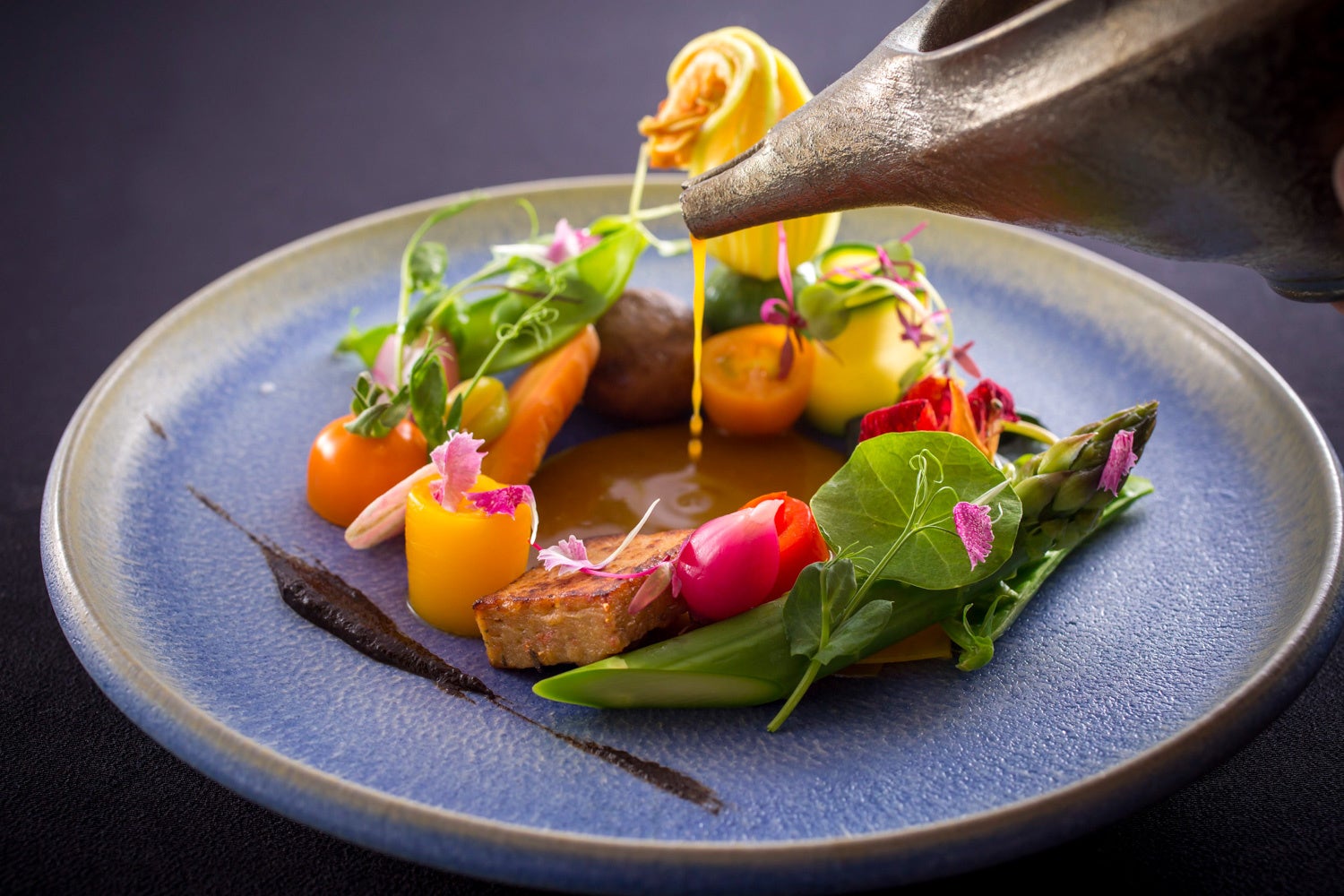 セラミック製家庭用フルーツプレート キャンディドライフルーツ皿/B