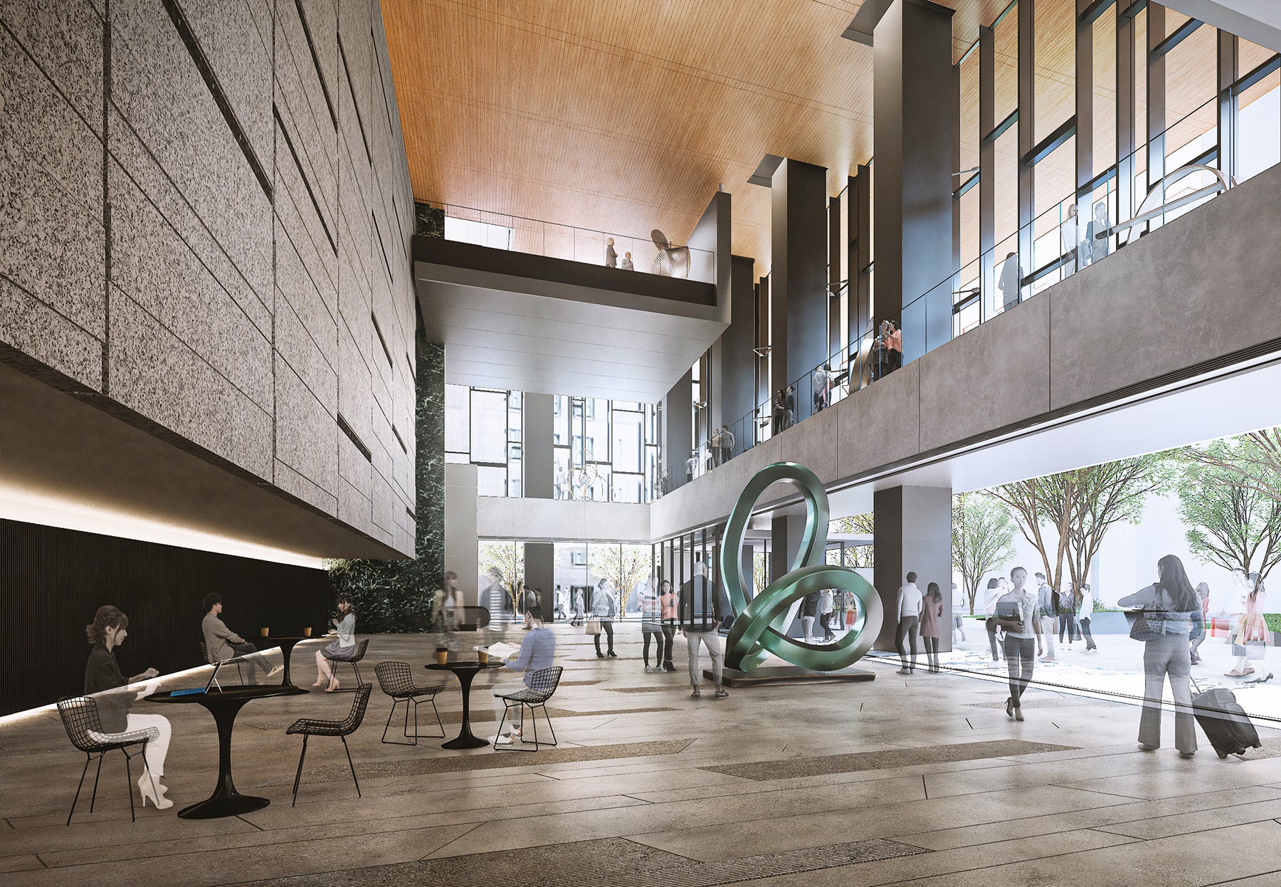 エントランスロビー　イメージパース