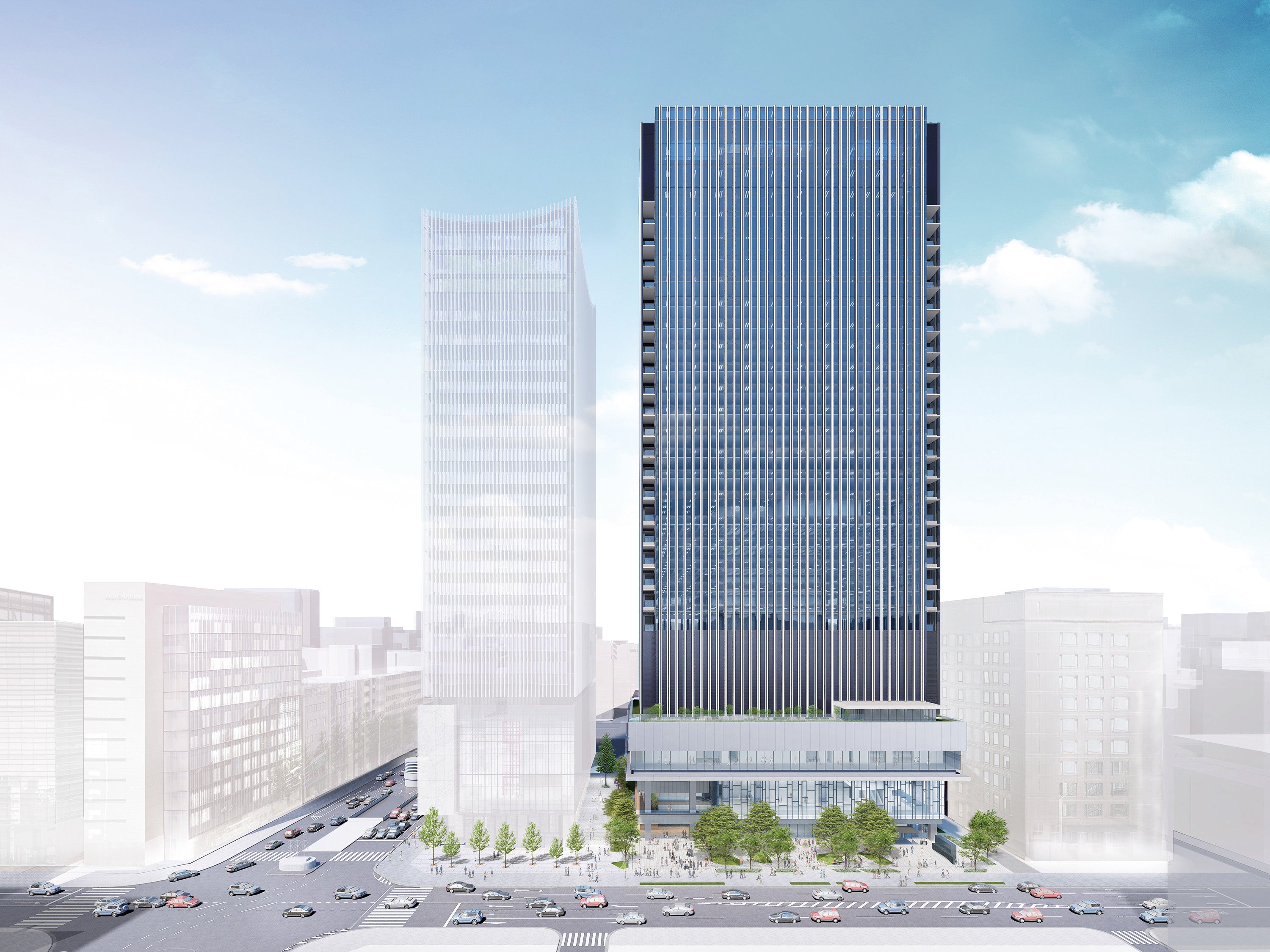 TODA BUILDING 外観パース