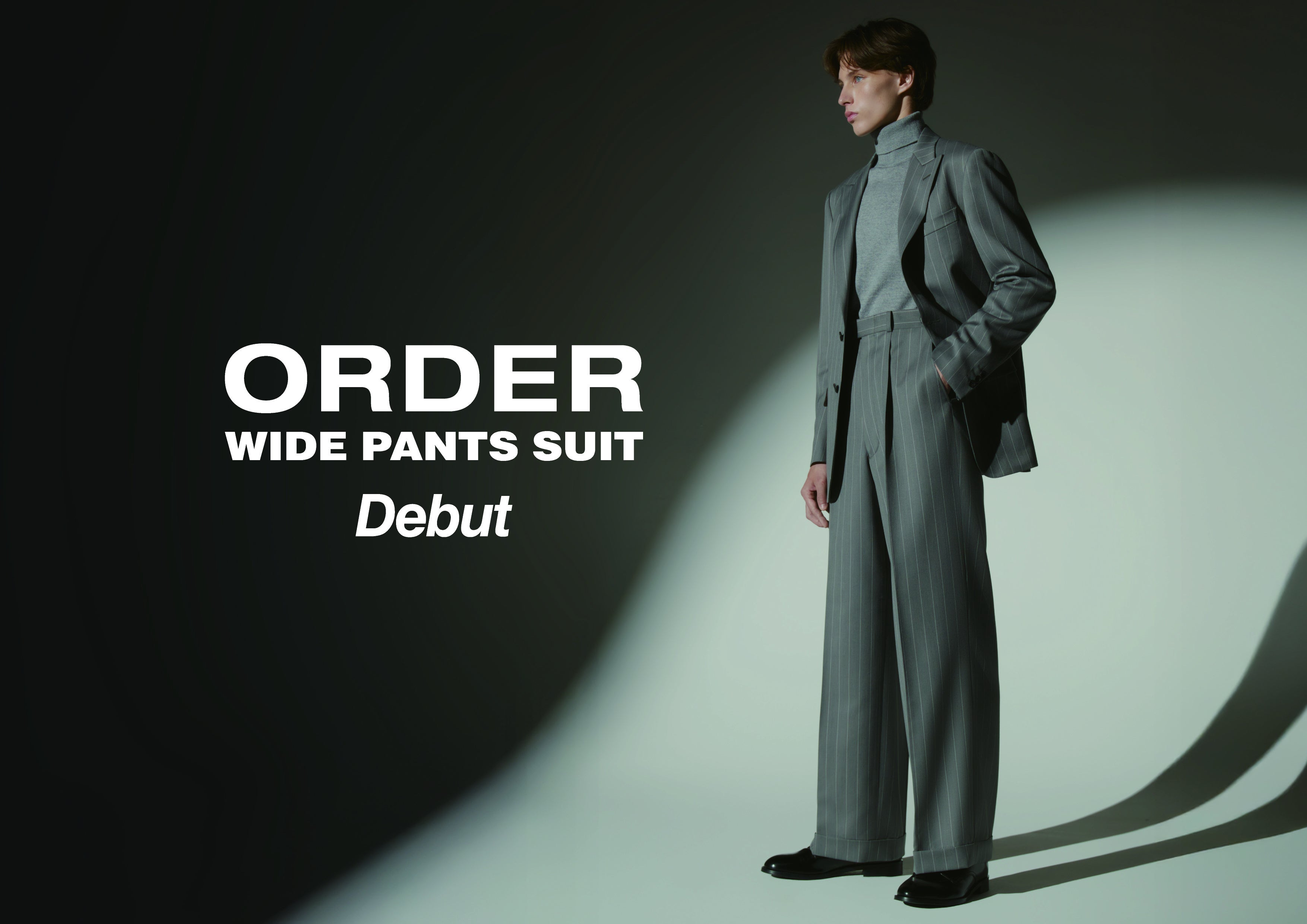 選ぶから仕立てる時代へ『WIDE PANTS SUIT ORDER』10月1日（木）より受注開始