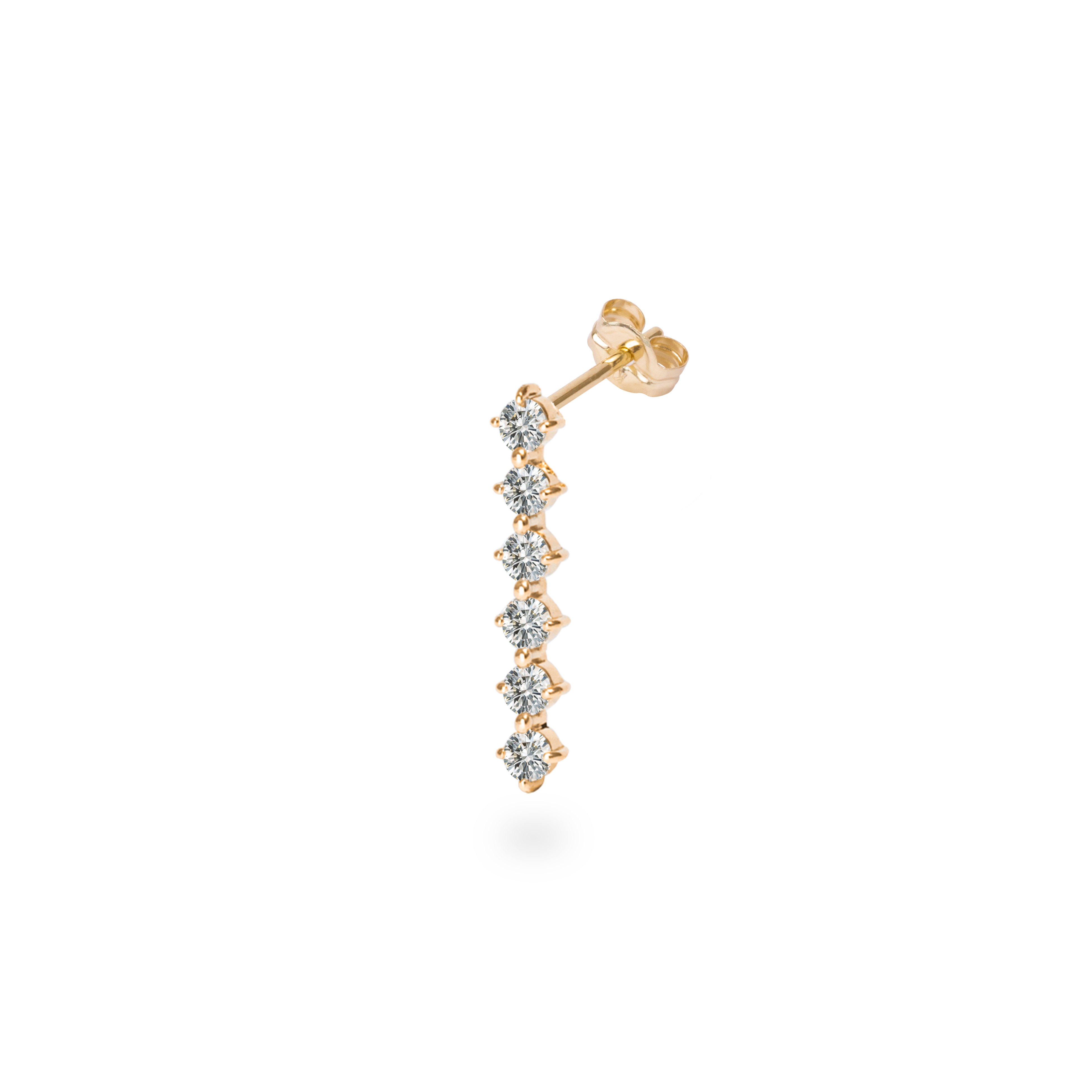 Diamond Long Bar Earring