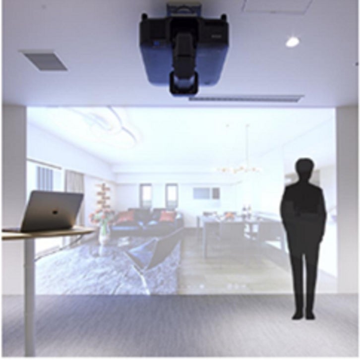 間取りを3次元化したVRコーナー