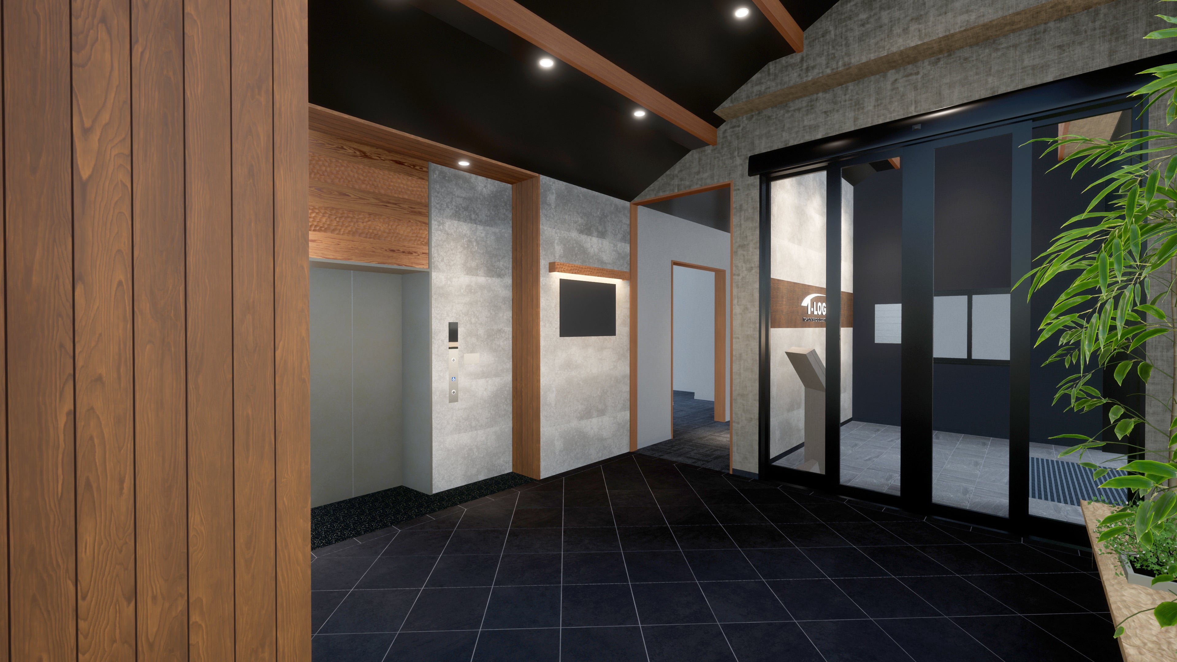 ＜エントランス内部イメージ＞