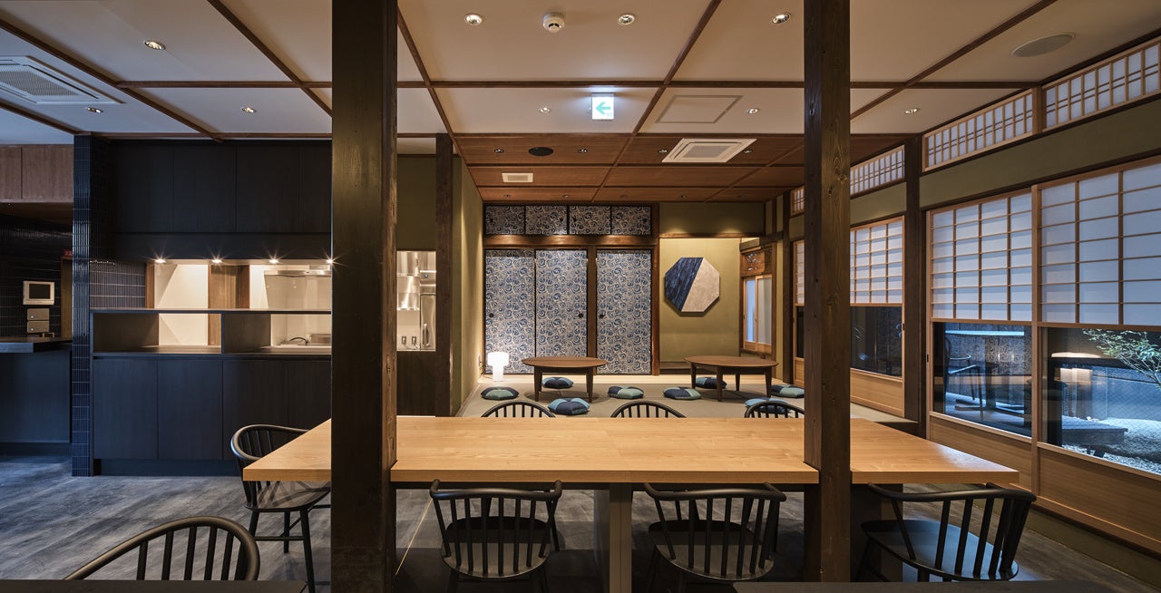 宿泊者専用ラウンジ　【撮影：スペースクリップ一級建築士事務所　岡田大次郎】