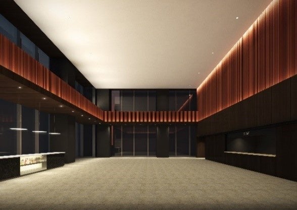 平土間ホールホワイエのイメージ