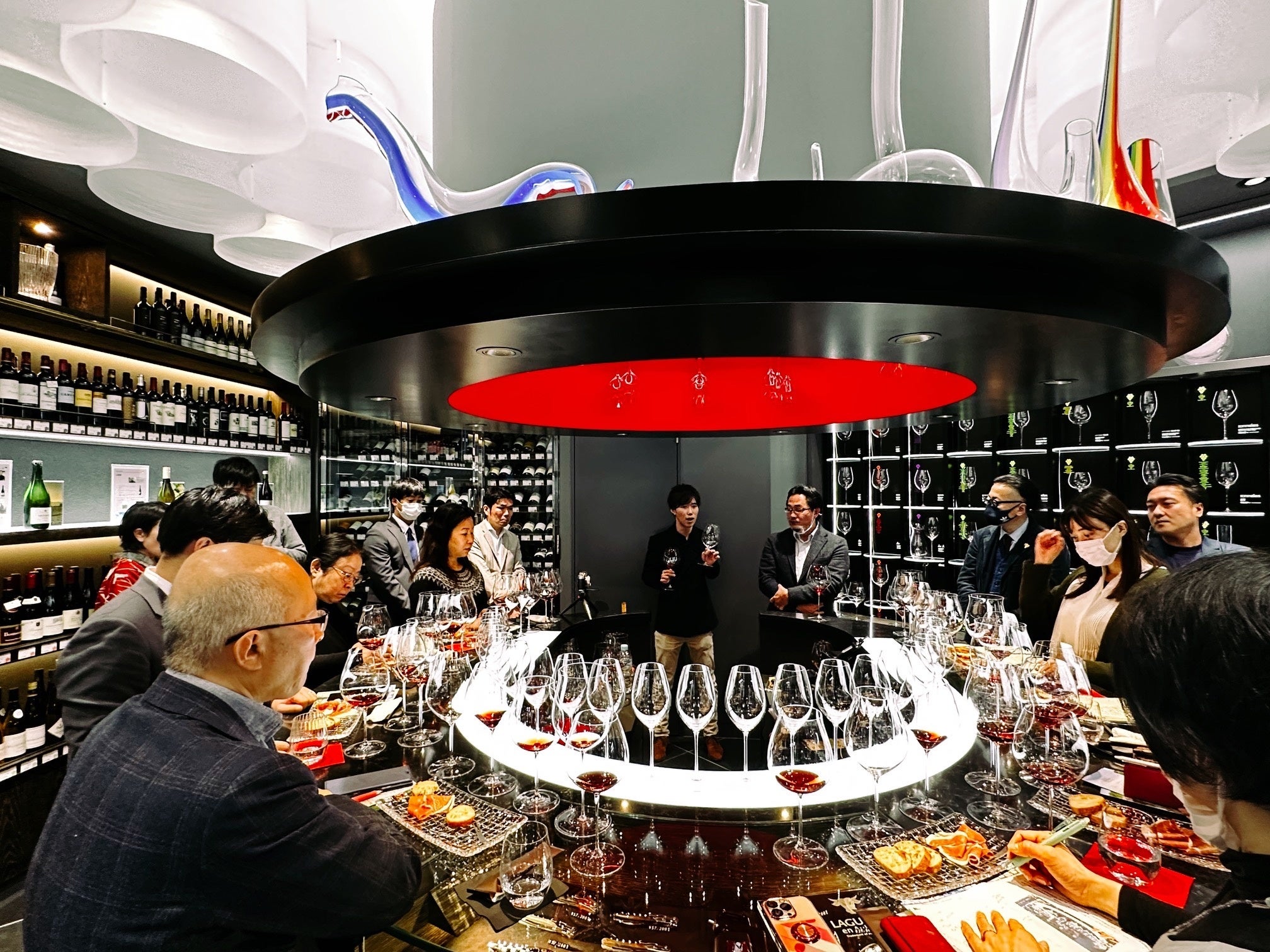 募集開始から 20 分で完売した「余市町ピノ・ノワール マスタークラス」の様子