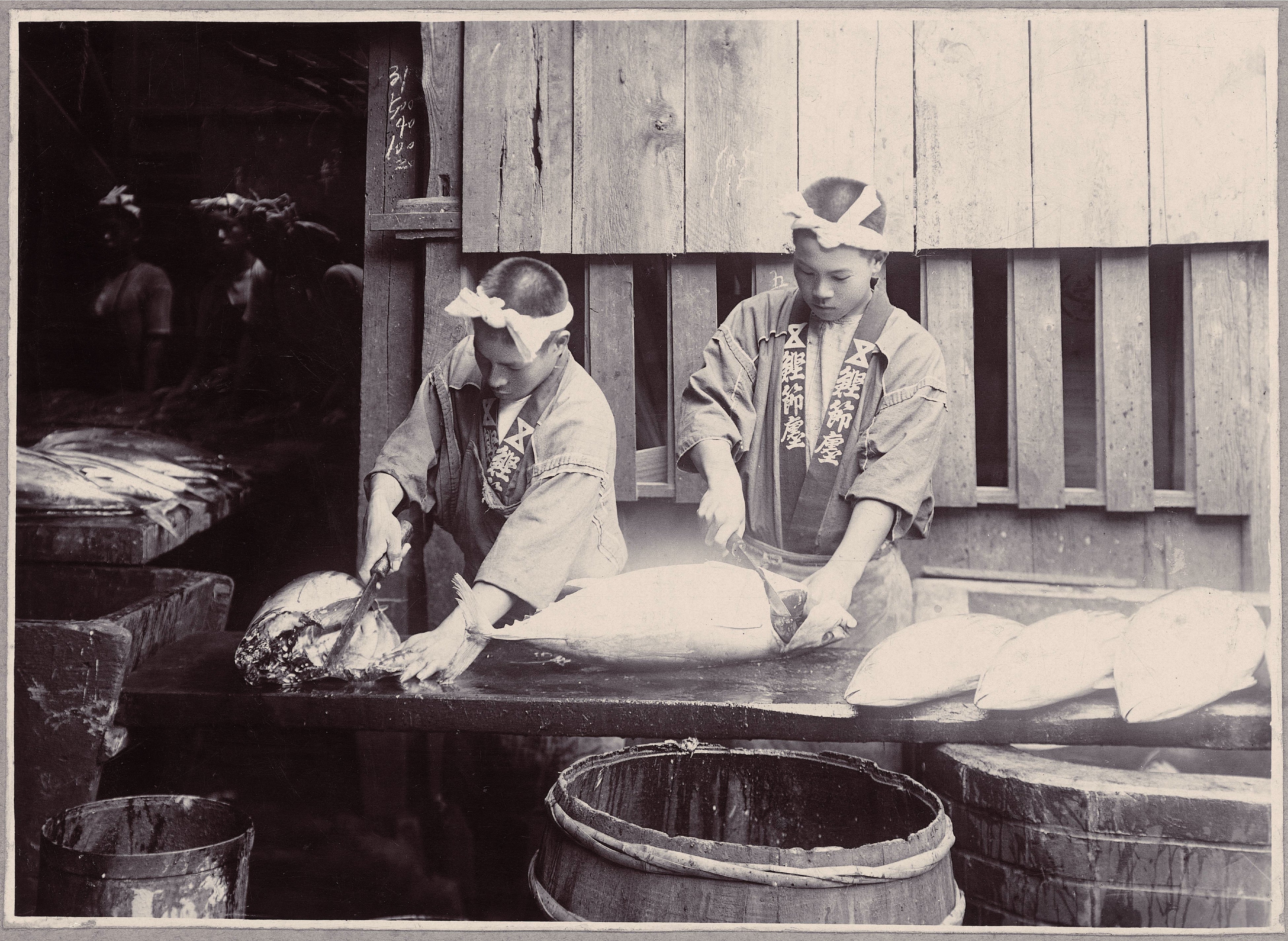 大正時代の作業風景
