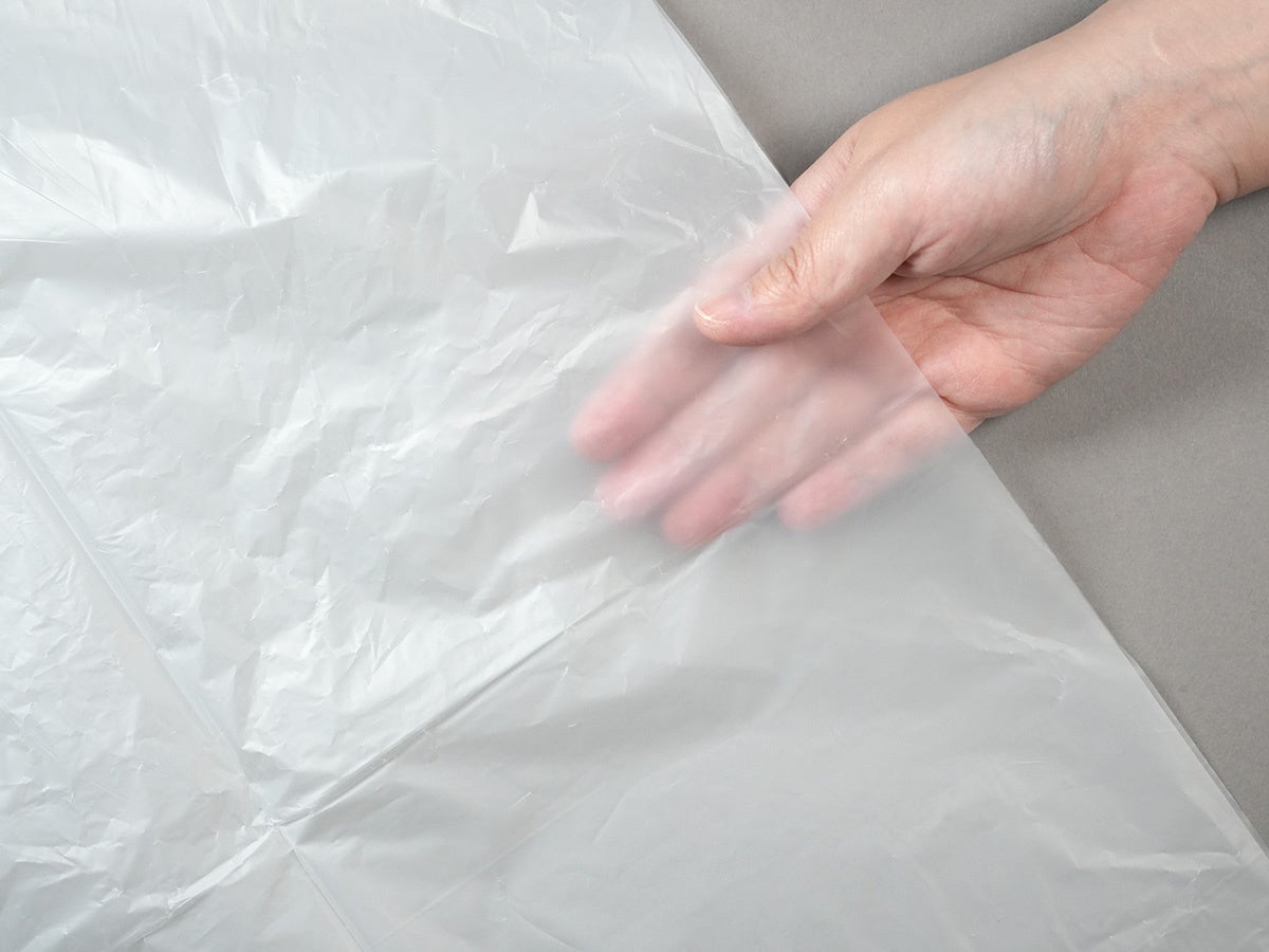 中身が見えにくい白半透明