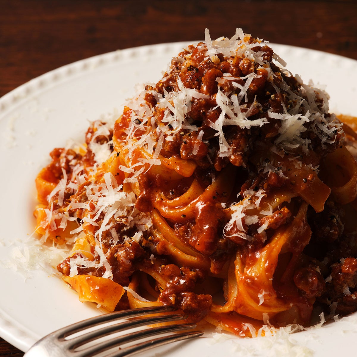 すり下ろしてボロネーゼに。