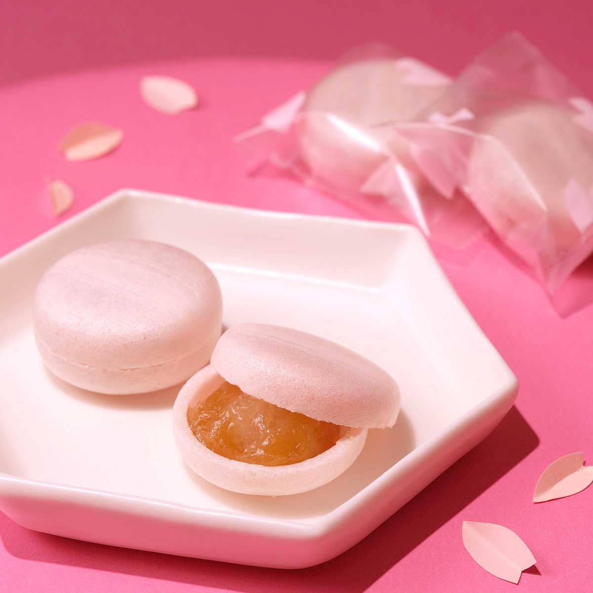 もへじ お餅が入ったさくら最中