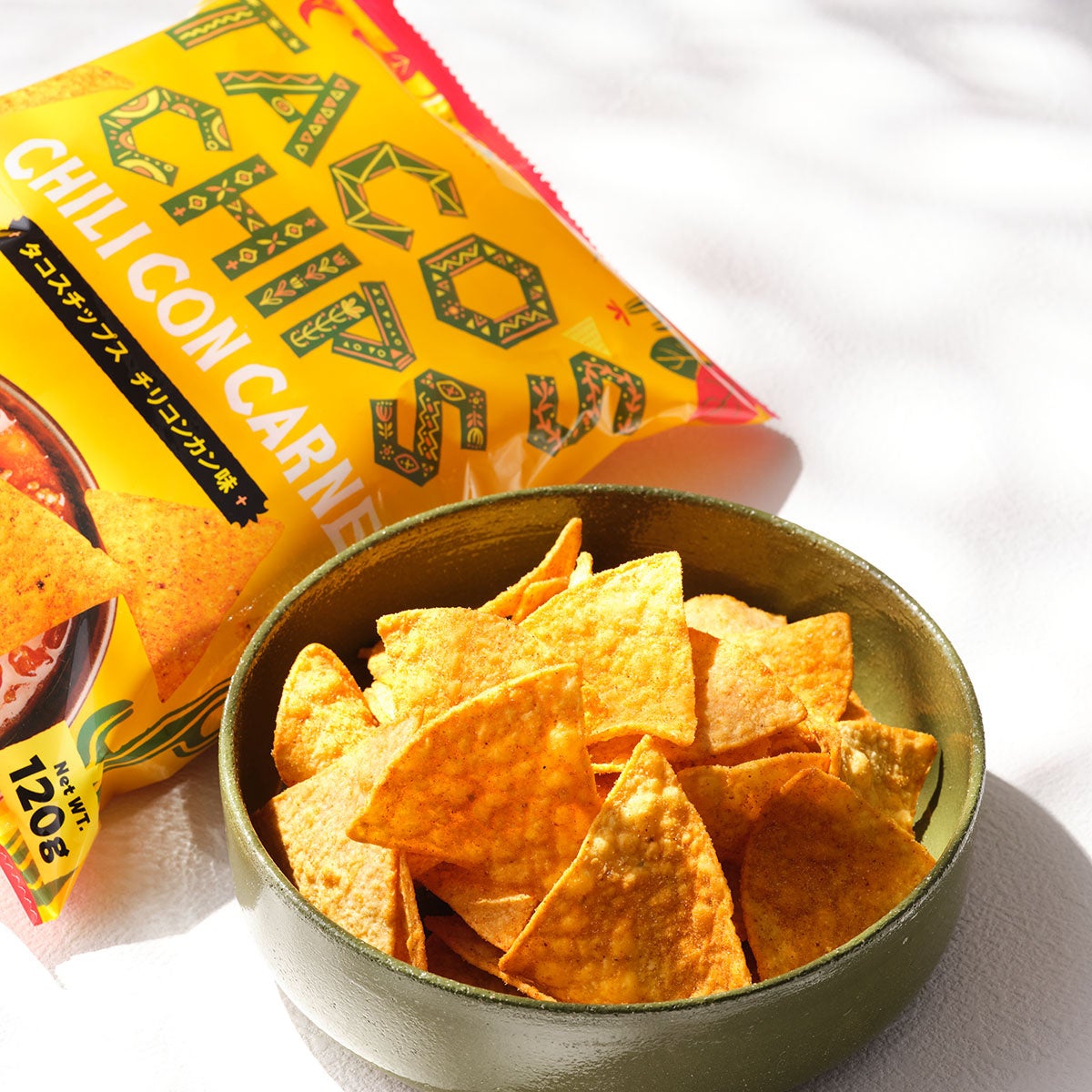 オリジナル タコスチップス チリコンカン