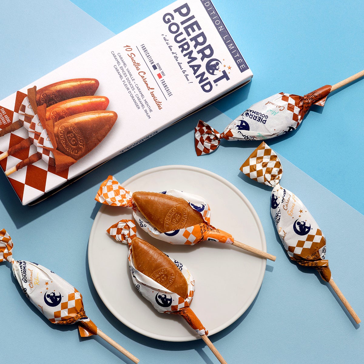 ピエログルマン ロリポップキャンディ キャラメルアソート