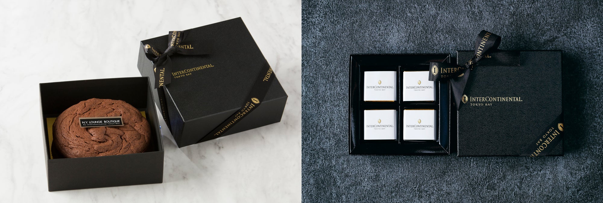 「モワローショコラ」（左）、「キャレショコラ」（右）