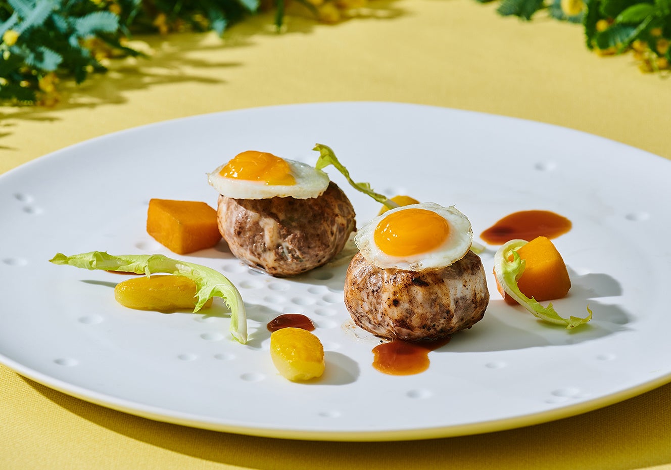 肉メイン：仔羊のポルペッタ