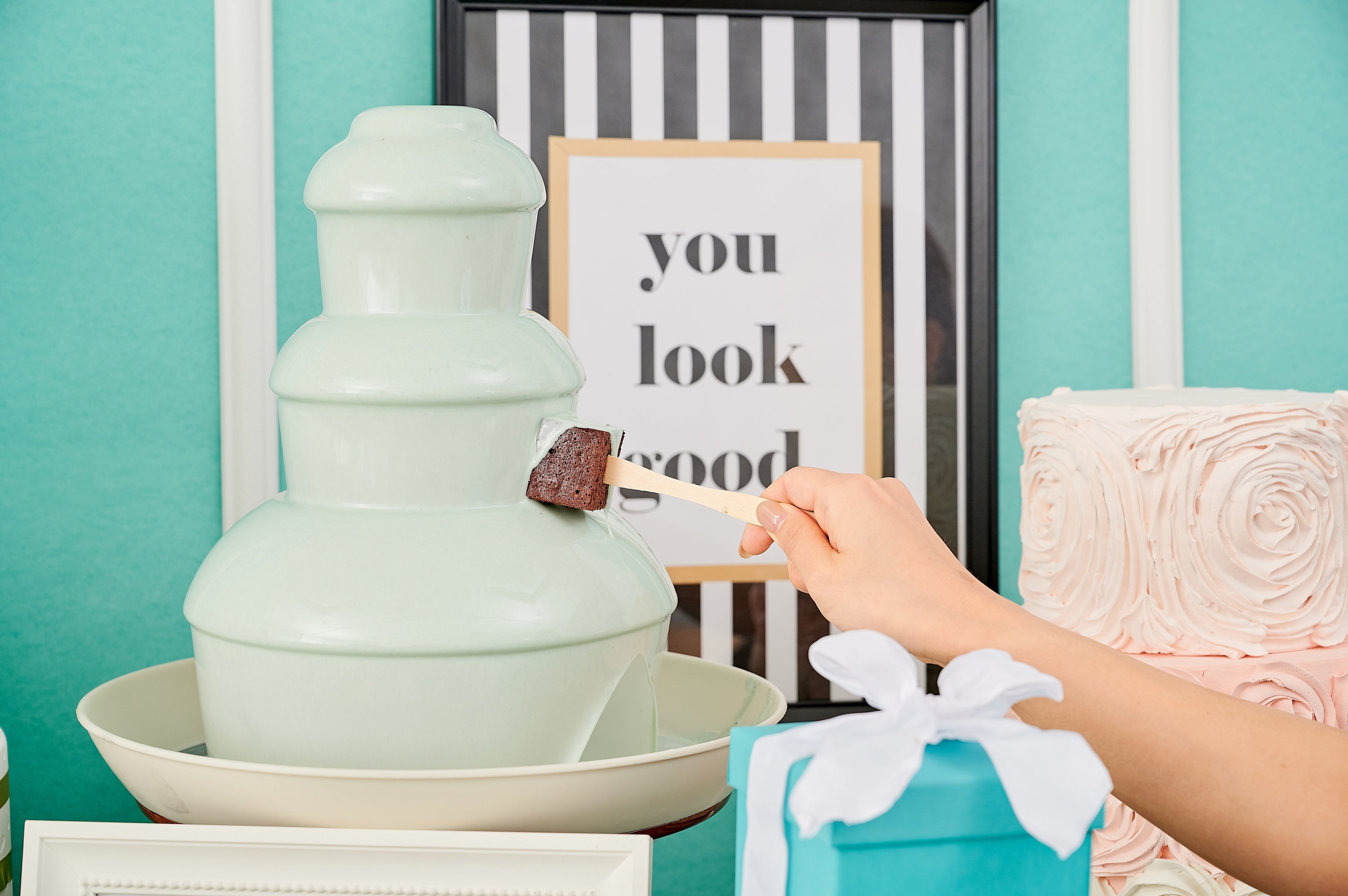 サムシングブルー チョコレートファウンテン