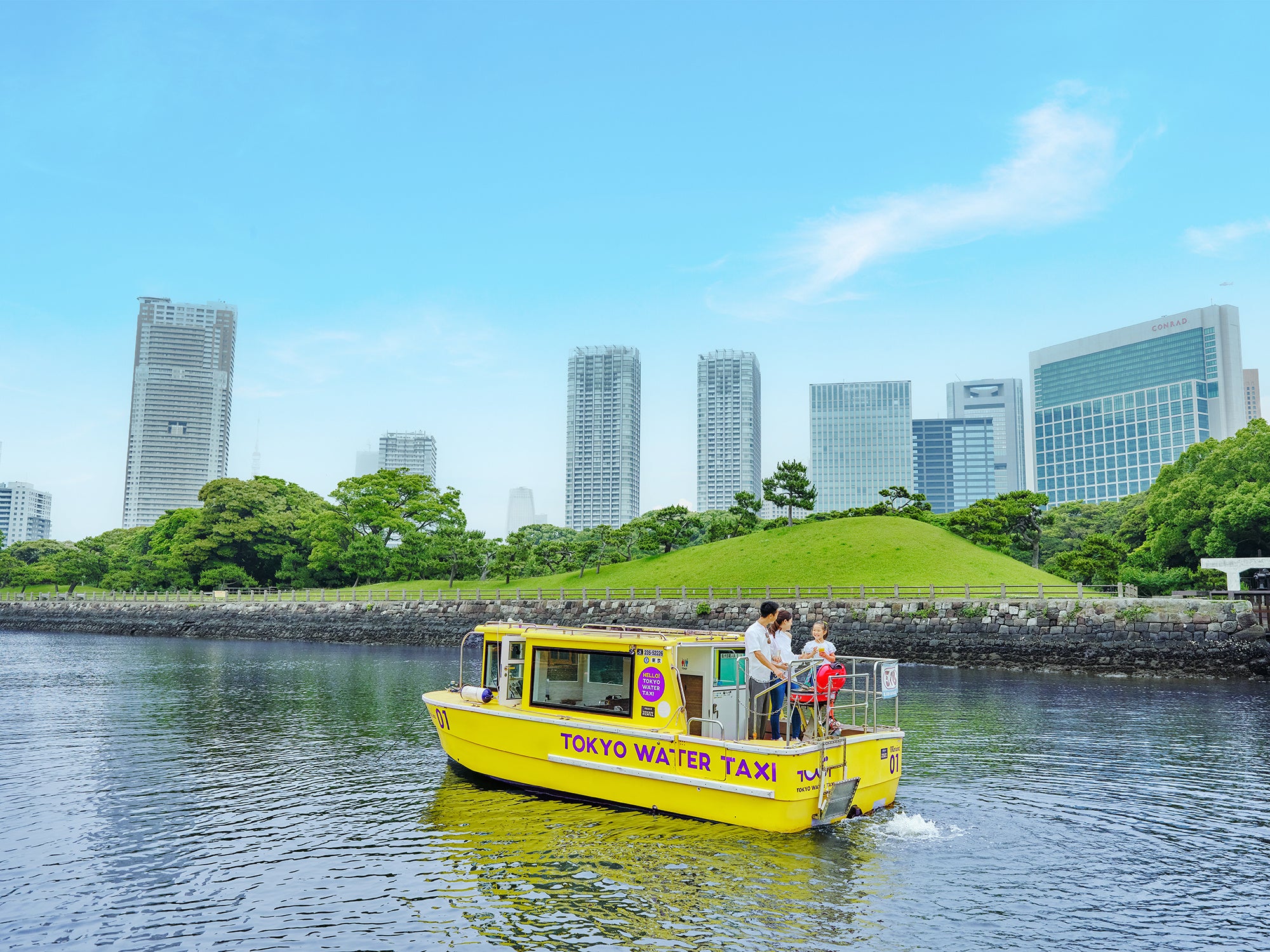 浜離宮の緑豊かな風景をご覧いただきながらBBQ