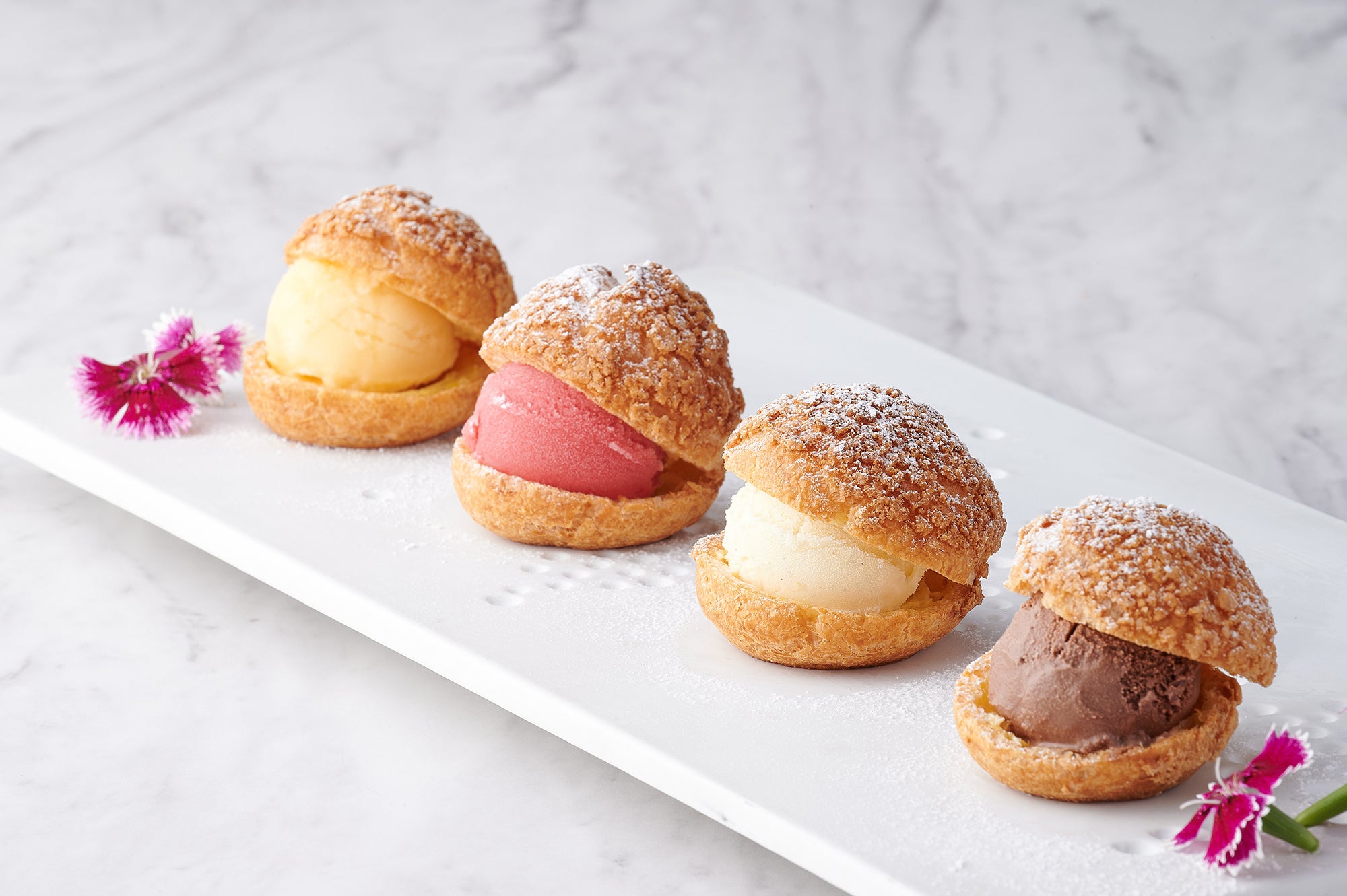 自家製シューで作るカスタマイズシューアイス