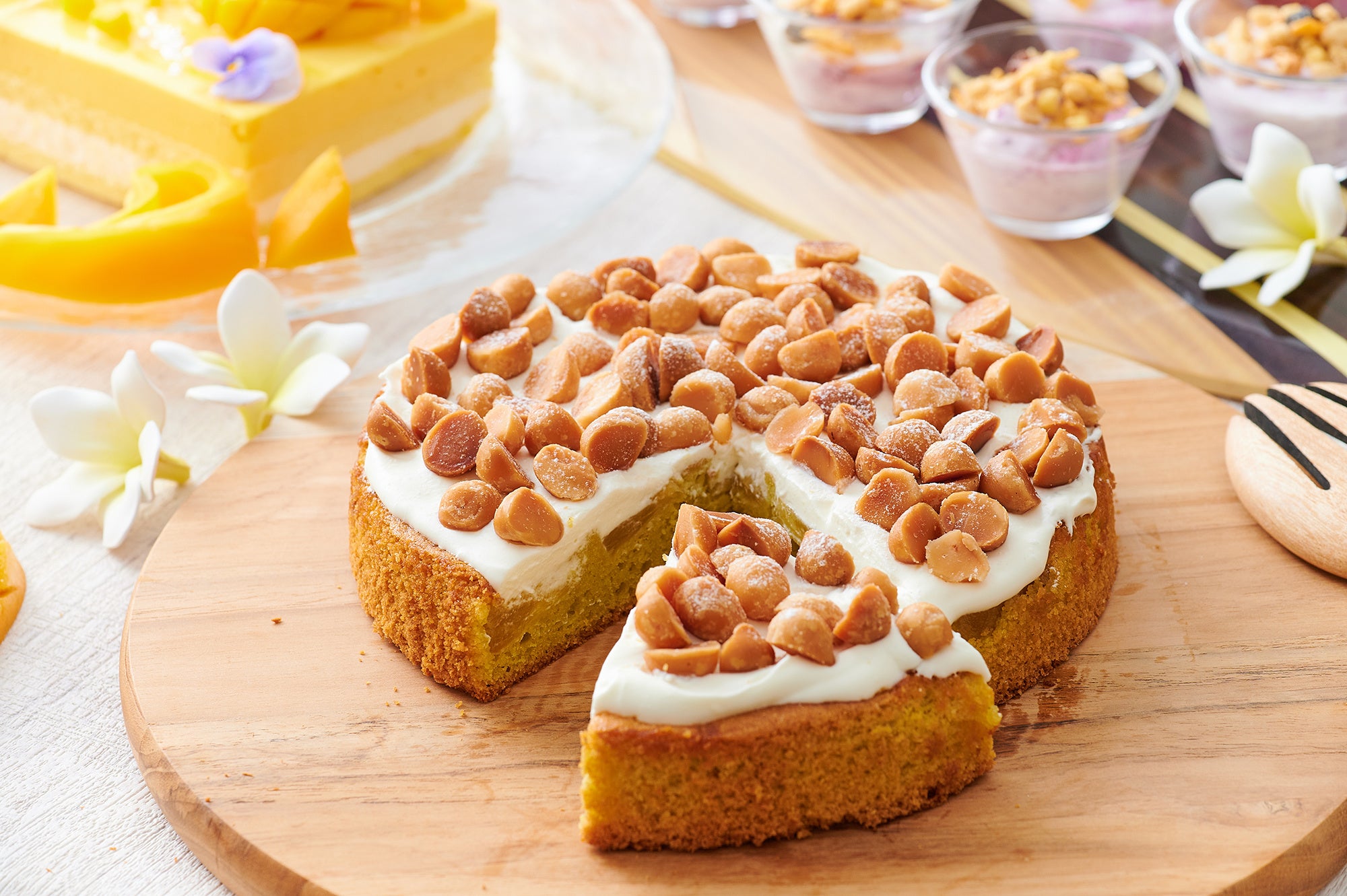 木の実のタルト