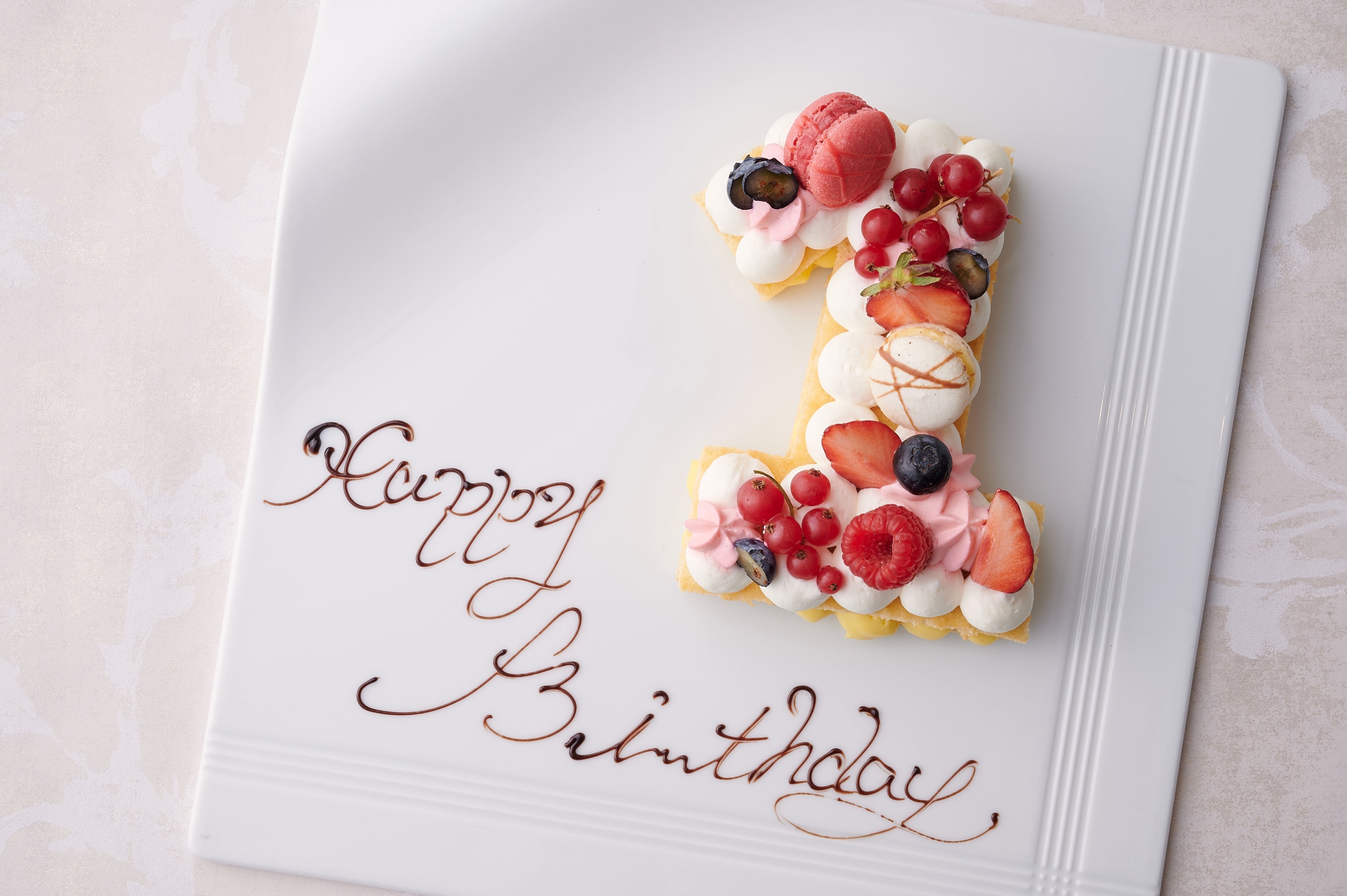 ナンバーケーキ「1」イメージ