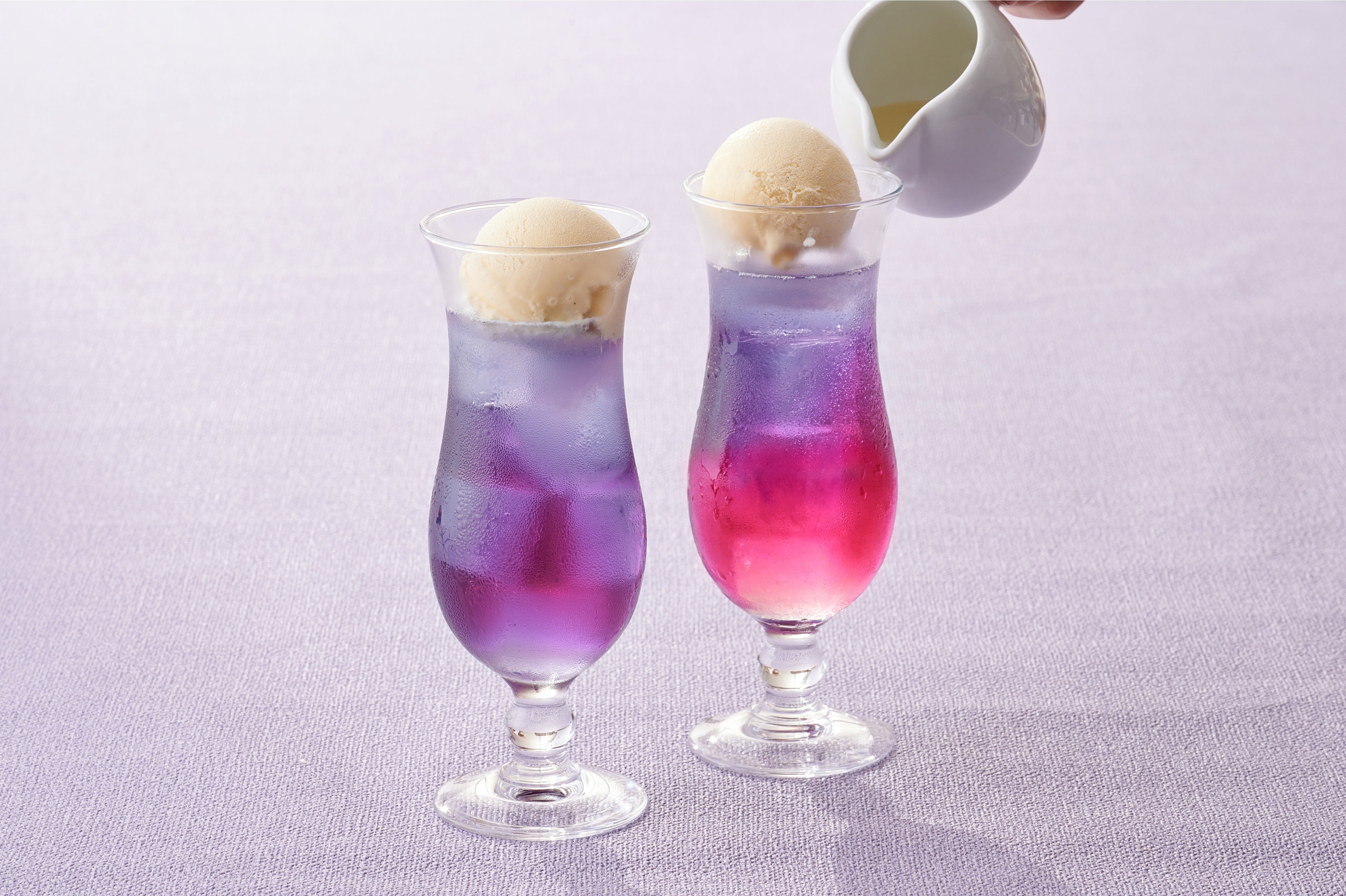 オプションモクテル「バタフライピー＆ジャスミンレモンティー」