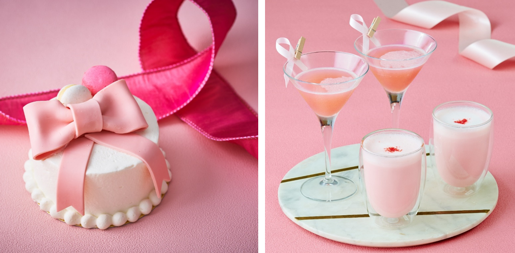 ピンクリボン」モチーフの限定ケーキ・ドリンクが登場 | 株式会社