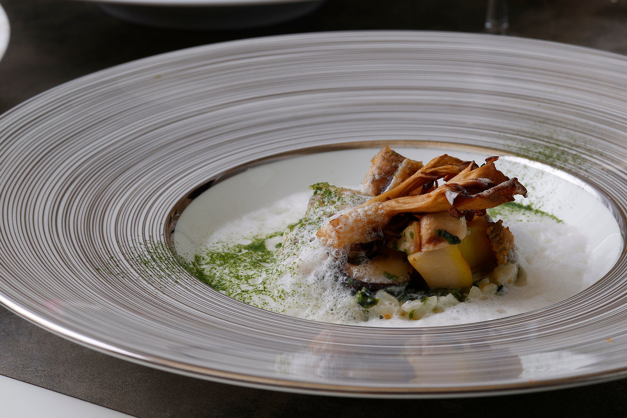 ディナーコース　鮑のリゾット（イメージ）