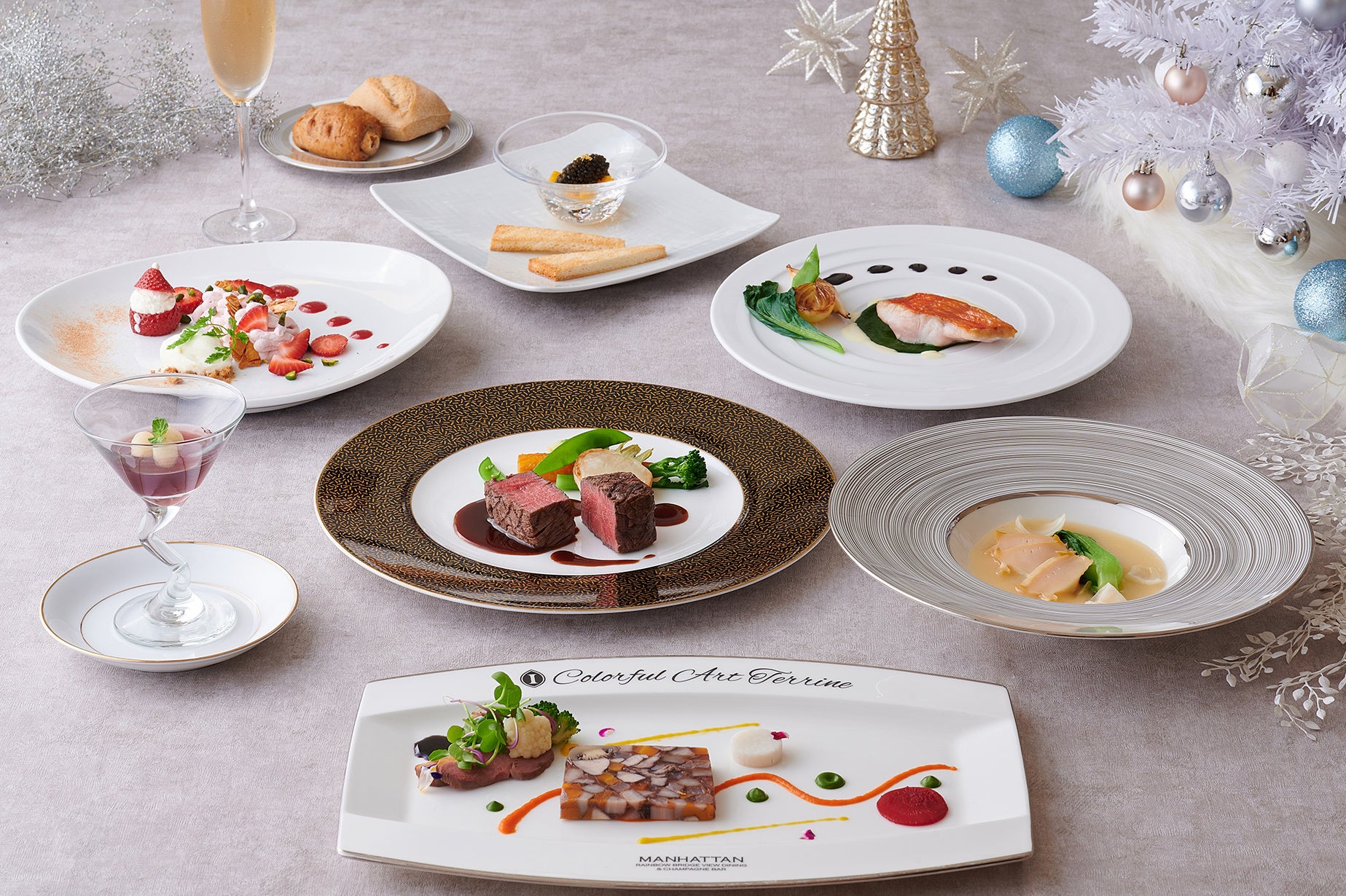 マンハッタン「ノエル グルマンディーズ」コースイメージ